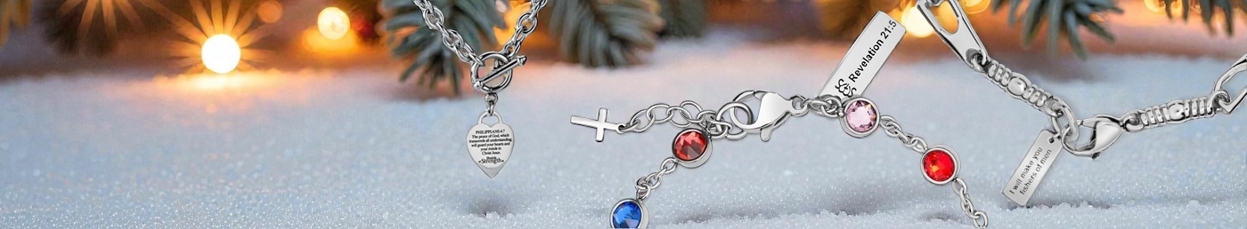 Men's Bracelets Women's Bracelets with Christian Scripture perfect Gifts