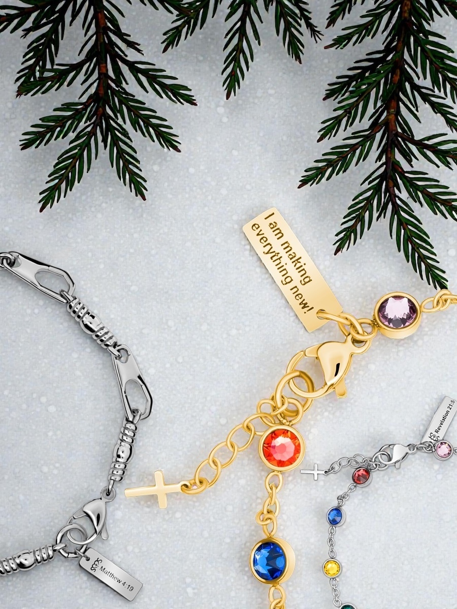 Men's Bracelets Women's Bracelets with Christian Scripture perfect Gifts