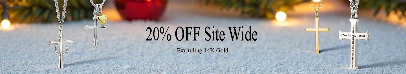 Christmas Sale 20% OFF Site Wide Christian Jewelry gifts for men, women, children