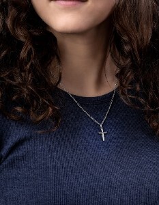 Cross Necklace - Hover
