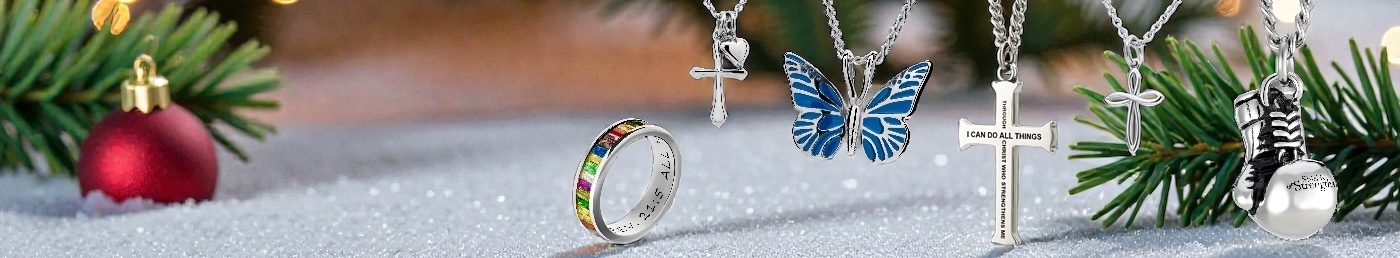 Christmas Gift Ideas Including Men's Cross Necklaces and Women's Christian Jewelry