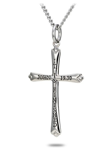 Women's Stainless Steel Thin Cross 