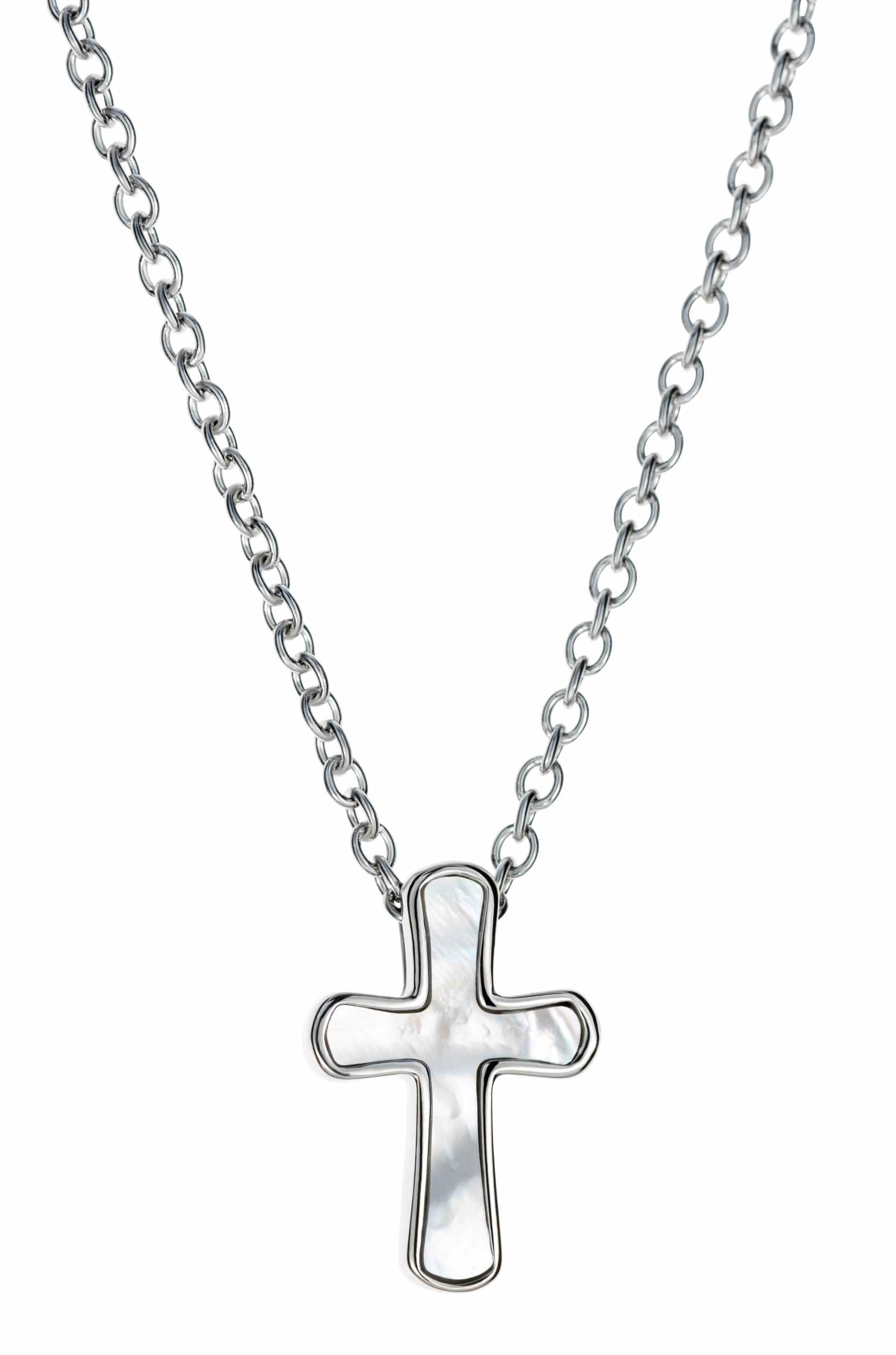 Pearl Cross Necklace – IsviBoutique