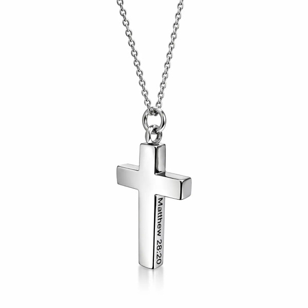Women's Always Cross Necklace | Matthew 28:20 | Shields of Strength