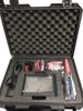 SS-Mobile portable drive duplicator in open Pelican case showing unit, cables, adapters, and custom foam insert for field operations