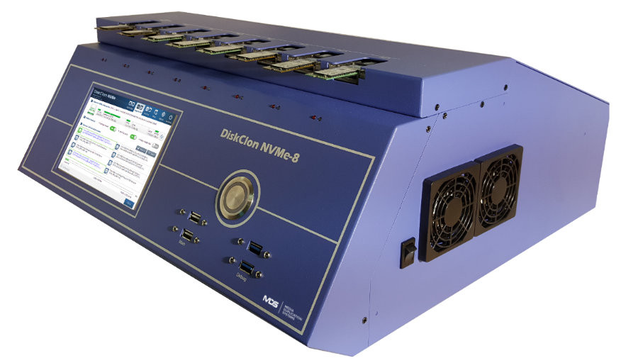 DiskClon NVMe 8 - M2 NVMe SSD Duplicator and Wiper