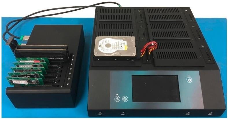 ZCXI:PCIE, SAS SATA Drive Duplicator multi-session