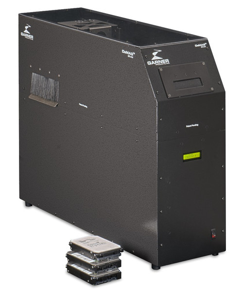 DeMAG—a patent-pending super degausser—delivers multiple pulses of gauss, peaking at an immense 40,000 gauss DeMAG—a patent-pending super degausser—delivers multiple pulses of gauss, peaking at an immense 40,000 gauss