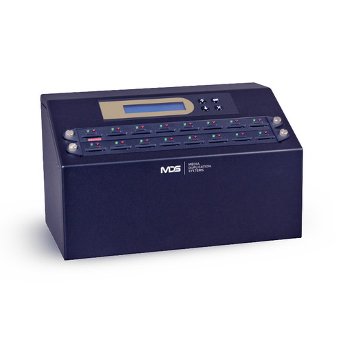ndustrial SD/microSD duplicator front angle view – XpressSD-Ultra shows high-speed ports for secure cloning and data erasure of multiple flash cards ndustrial SD/microSD duplicator front angle view – XpressSD-Ultra shows high-speed ports for secure cloning and data erasure of multiple flash cards