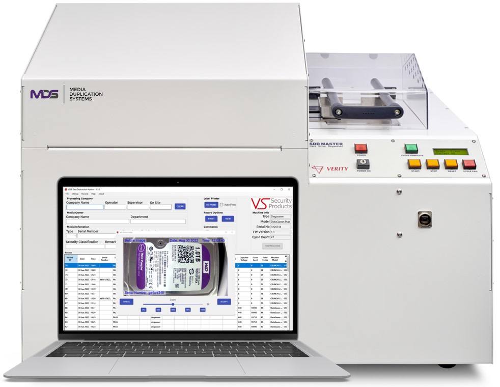 SDD Master Hard Drive Degausser | Tape Degausser