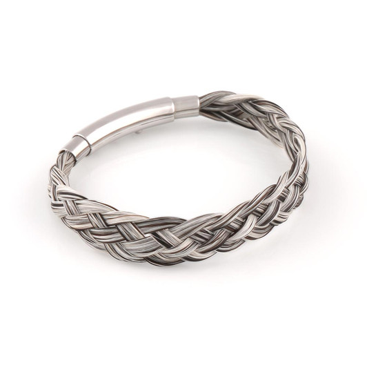 Twill - Flat Weave Horsehair Bracelet Twill - Flat Weave Horsehair Bracelet