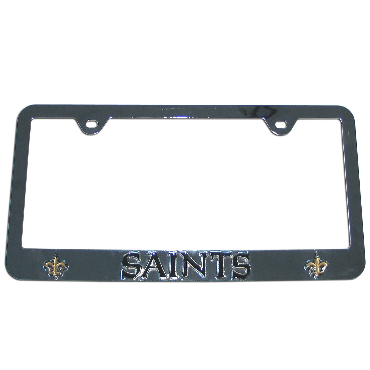New Orleans Saints 3D Chrome License Plate Frame Dragon Sports