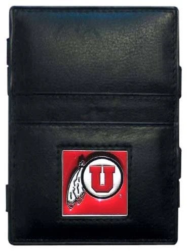 Utah Utes Leather Jacob's Ladder Wallet - Dragon Sports