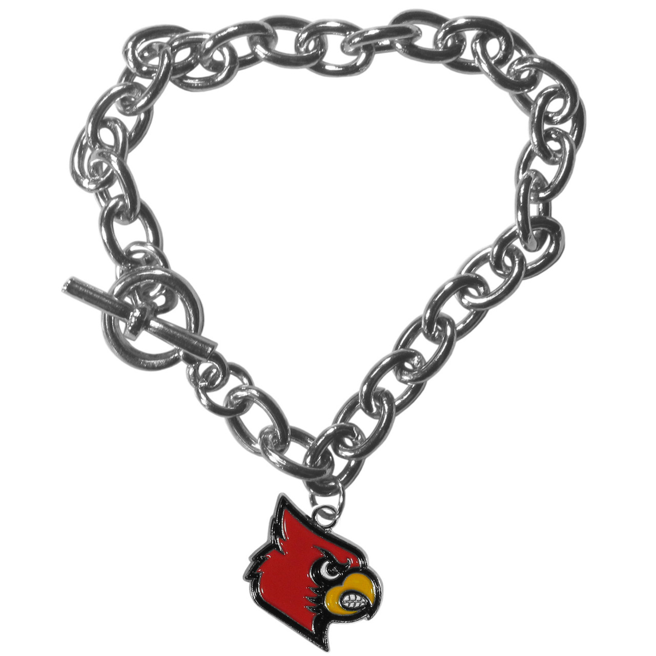 Louisville Cardinals Charm Chain Bracelet - Dragon Sports