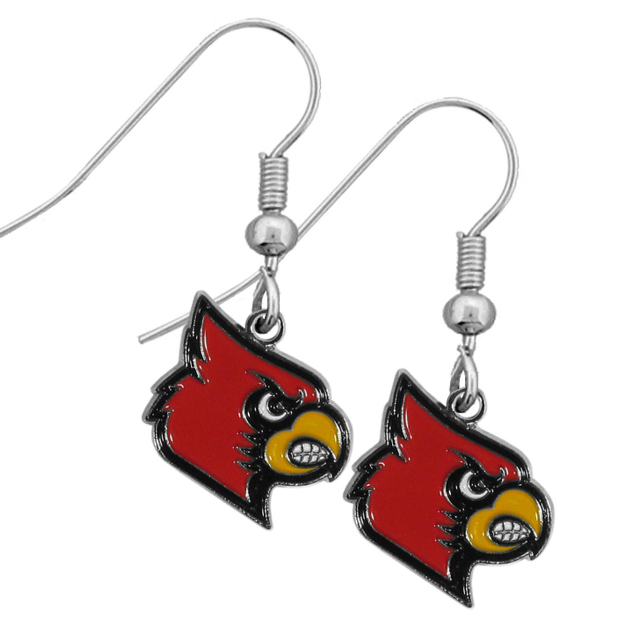 Louisville Cardinals Earrings Dangle Hook PICK YOUR SPORT - New - Ships  Today!