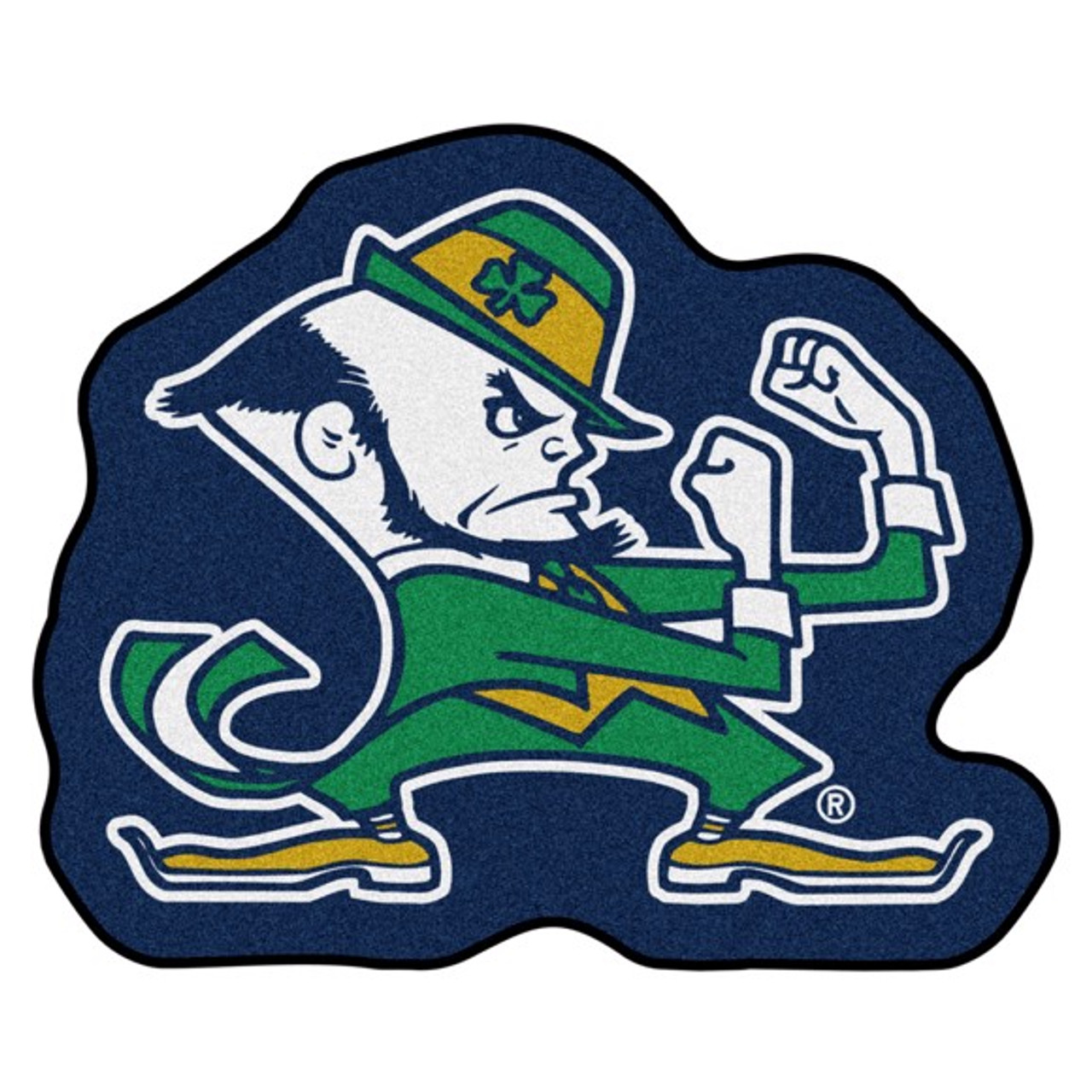 notre dame logo leprechaun