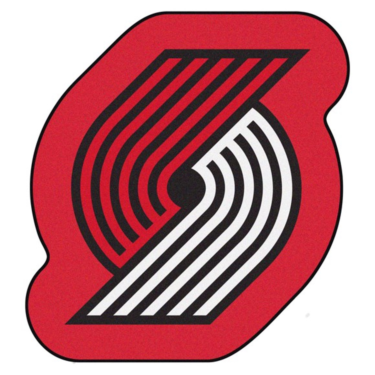FANMATS NBA Portland Trail Blazers Color Emblem on Chrome Hitch