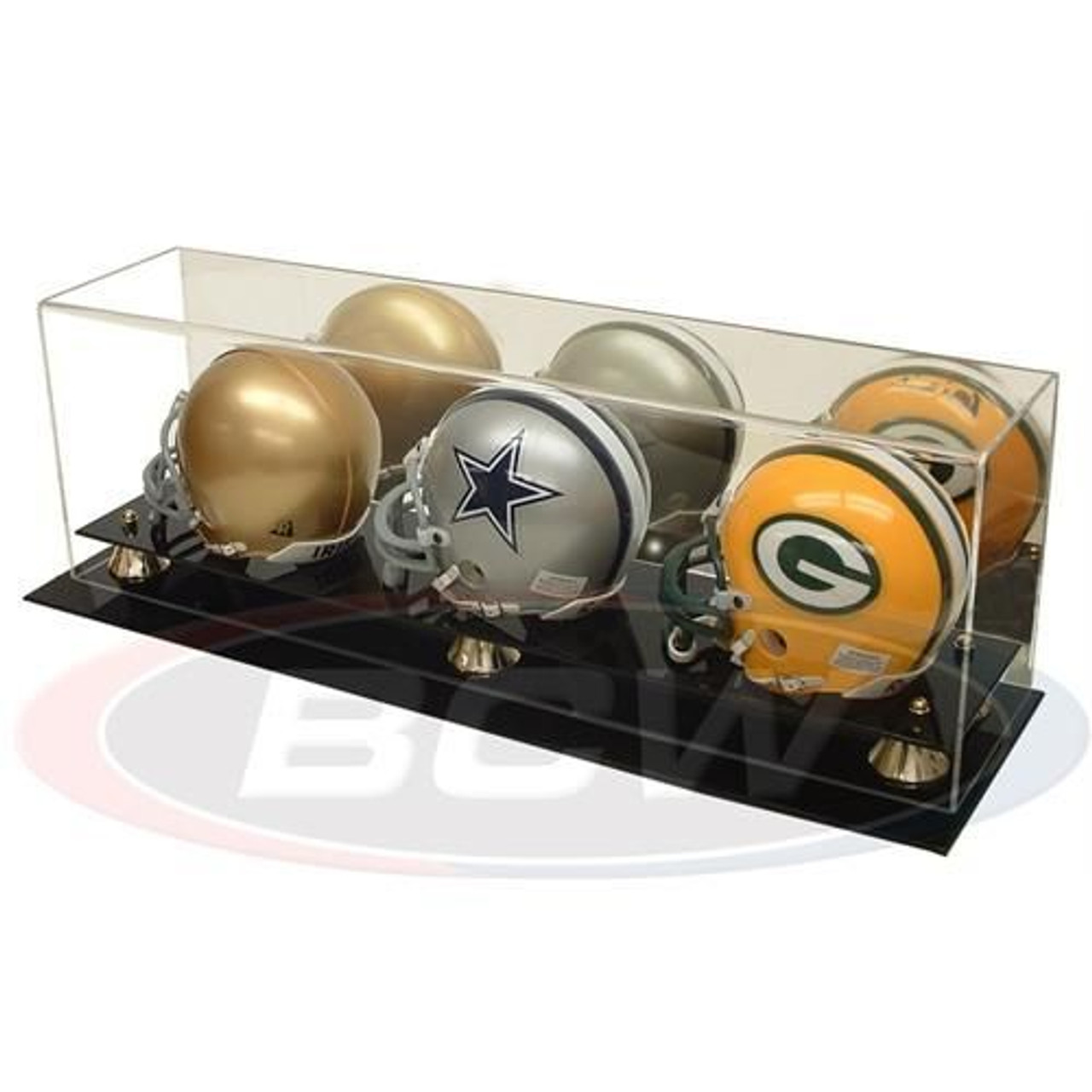 Triple Mini Helmet Display Case Dragon Sports