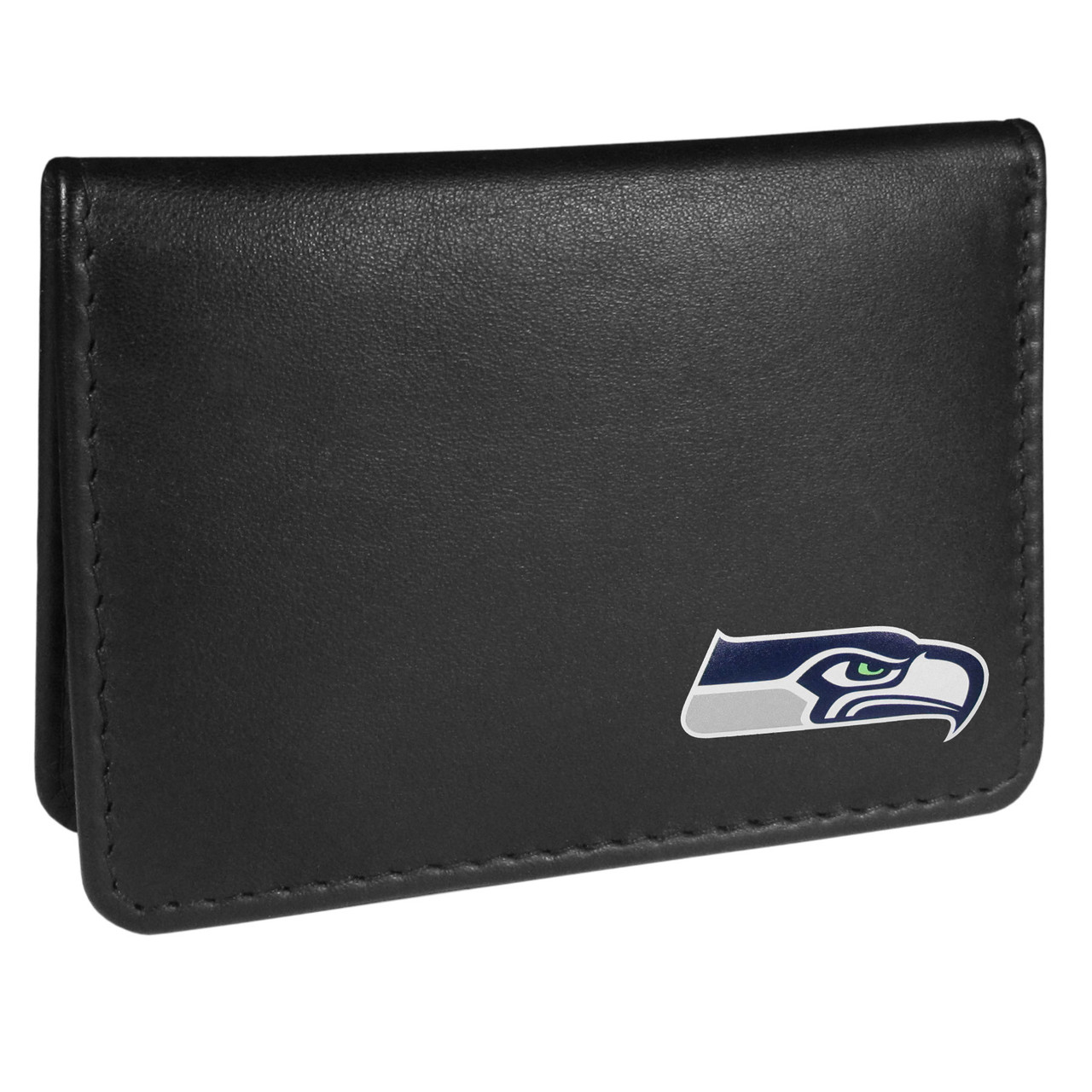 NFL Seattle Seahawks Tri-Fold Wallet, Black