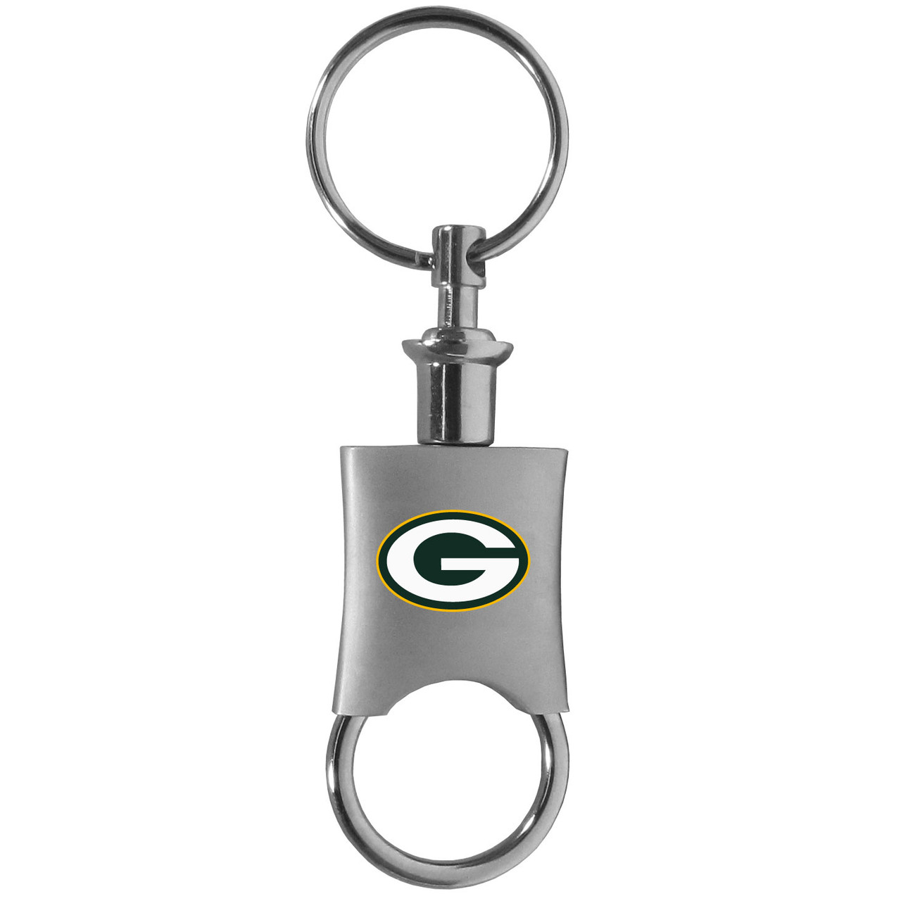 Green Bay Packers Valet Key Chain Color Dragon Sports