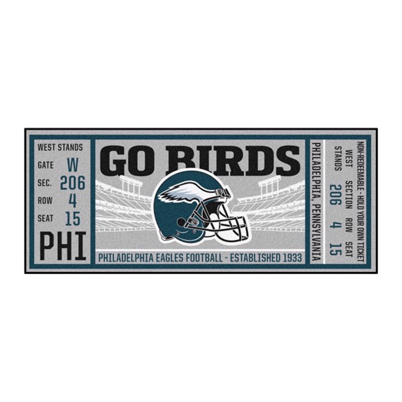 Philadelphia Eagles Ticket Runner