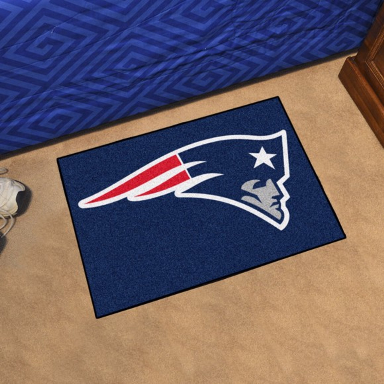 New England Patriots Mat - Patriots Logo - Dragon Sports