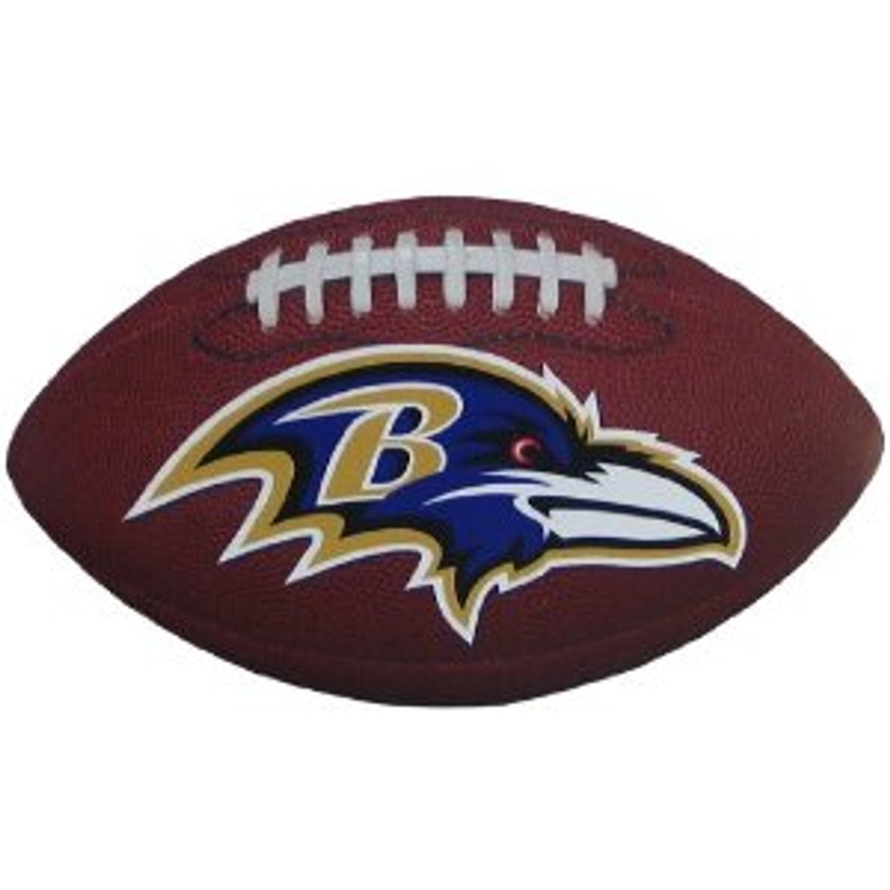 Baltimore Ravens Raven Cartoon Character with Football Die-Cut MAGNET 