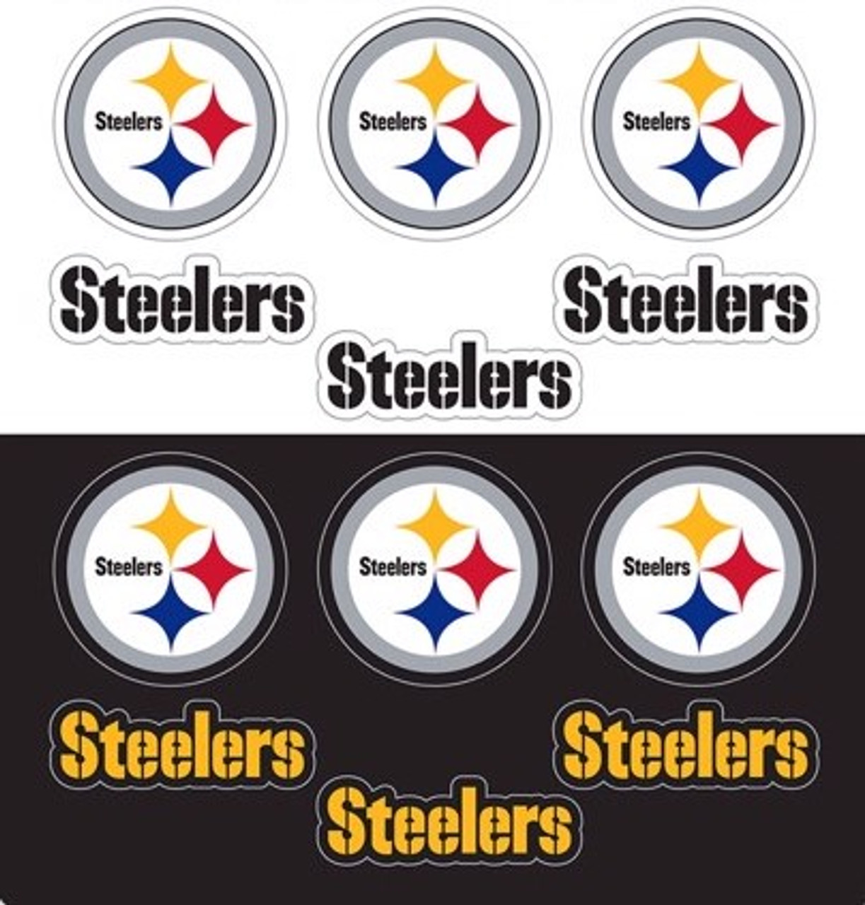 Pittsburgh Steelers WinCraft 4″ x 17″ Die-Cut Decal