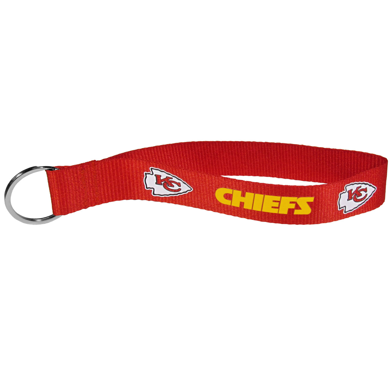 Kansas City Chiefs Logo Wrist Strap Lanyard Key Chain - Dragon Sports
