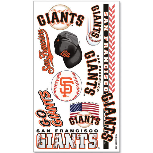 San Francisco Giants MLB Temporary Tattoos Dragon Sports