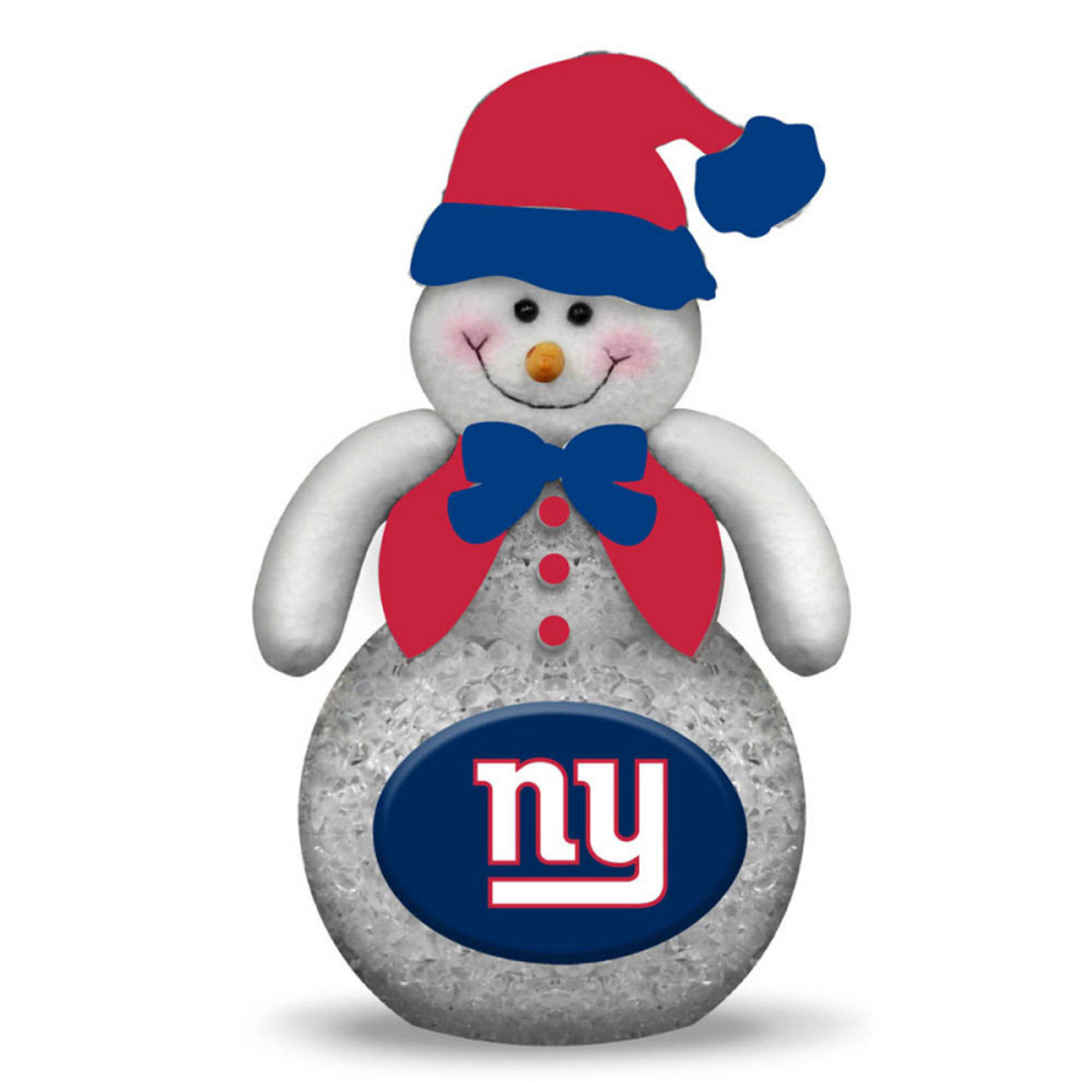 New York Giants - Light-Up Tabletop Snowman