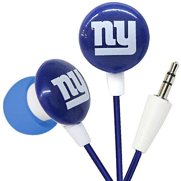 New York Giants NFL Team Logo Earphones 
