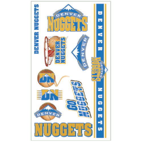 Denver Nuggets NBA Temporary Tattoos Dragon Sports