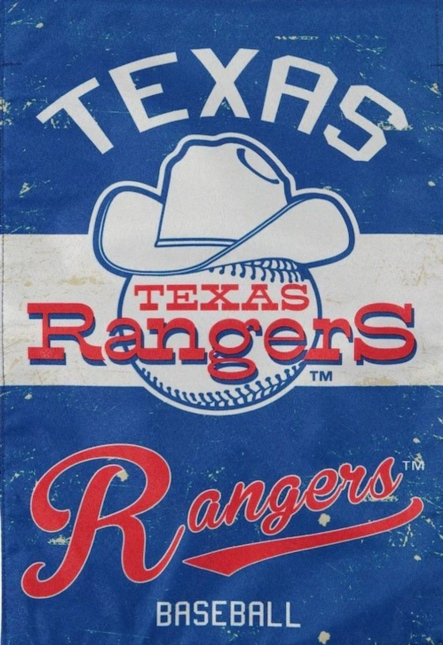 Texas Rangers Vintage Garden Flag