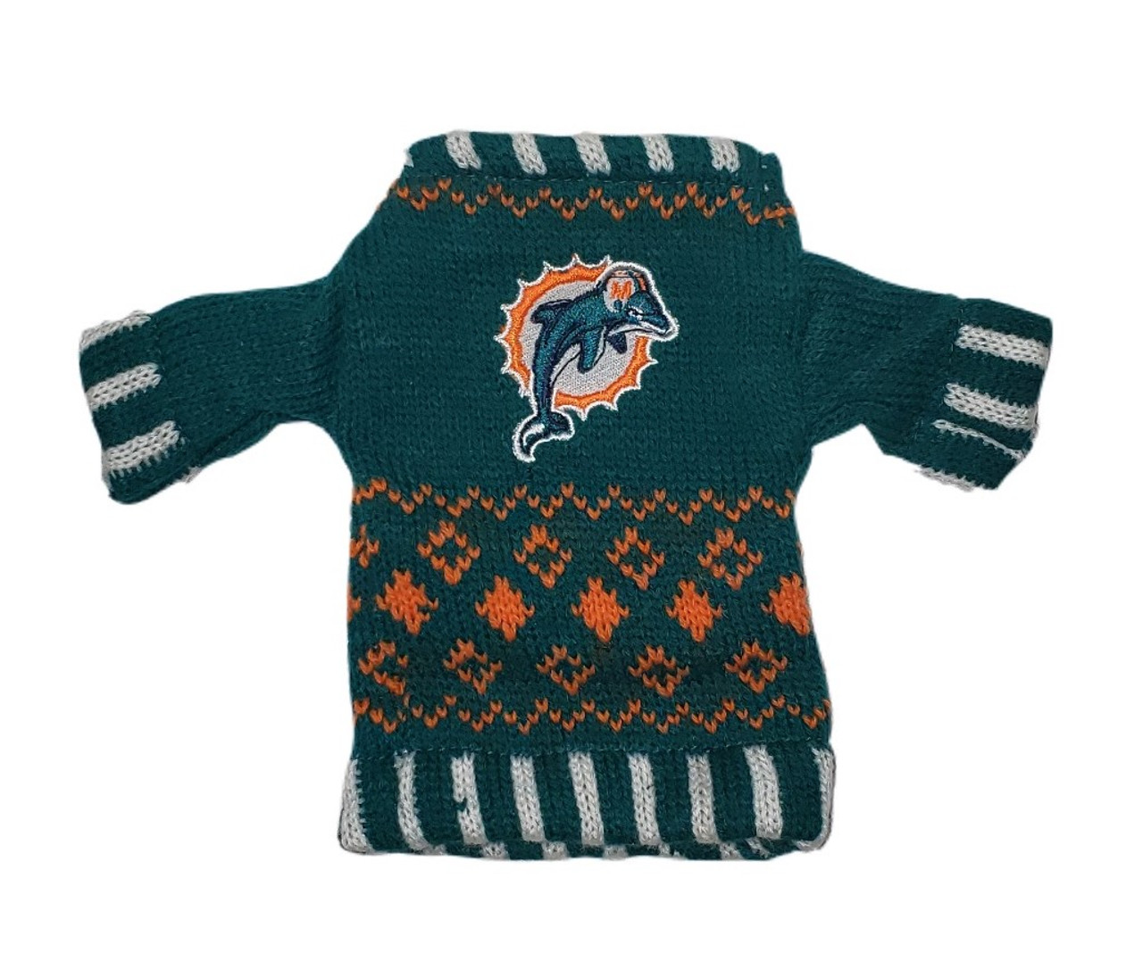Miami Dolphins NFL Knit Sweater Ornament
