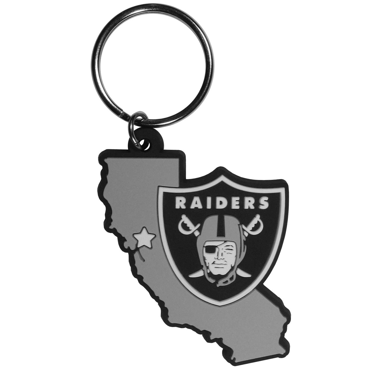 Las Vegas Raiders Reversible Key Strap Lanyard