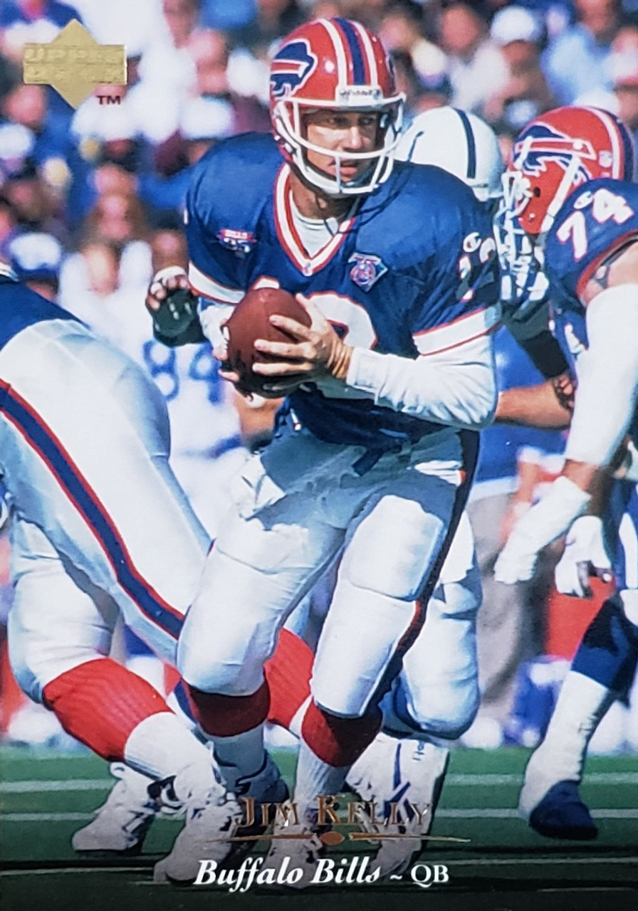 Jim Kelly - Buffalo Bills - 1995 Upper Deck Card #129 - Dragon Sports