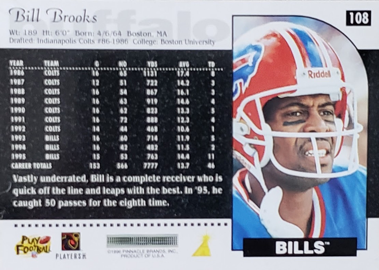 Bruce Smith - Buffalo Bills - 1996 Score Card #4