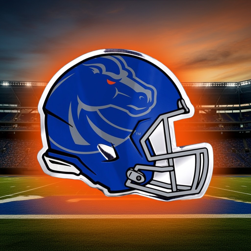 Boise State Broncos NCAA Aluminum Helmet Emblem - Dragon Sports