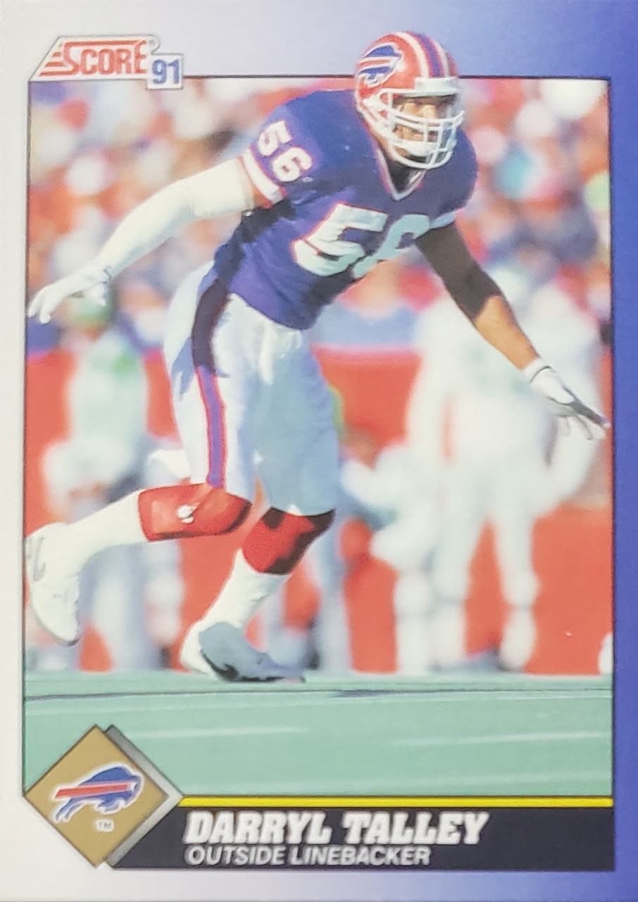 Darryl Talley - Buffalo Bills - 1991 Score Card #72 - Dragon Sports