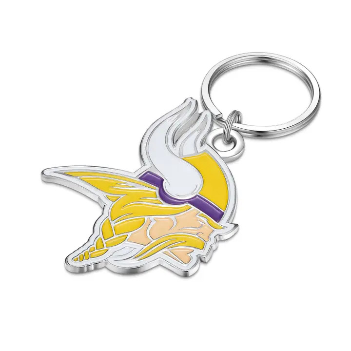 Minnesota Vikings NFL Stainless Steel Logo Key Chain - Dragon Sports
