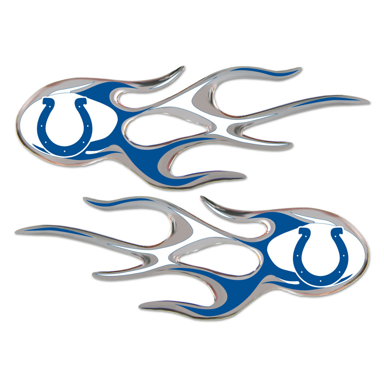 Indianapolis Colts Flame Domed Decal