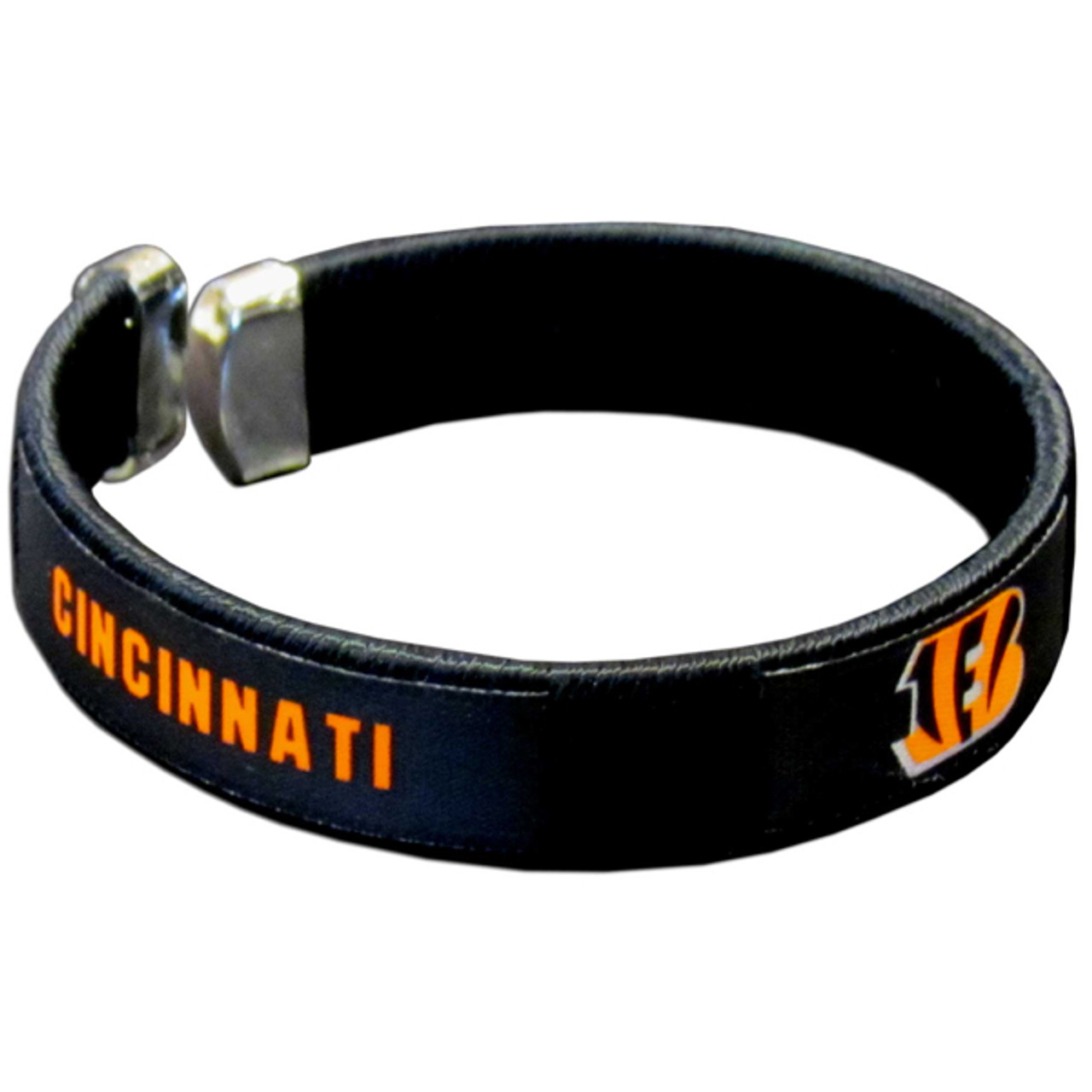 Cincinnati Bengals Orange & Black Stretch Bracelet Set - FENNO FASHION, LLC