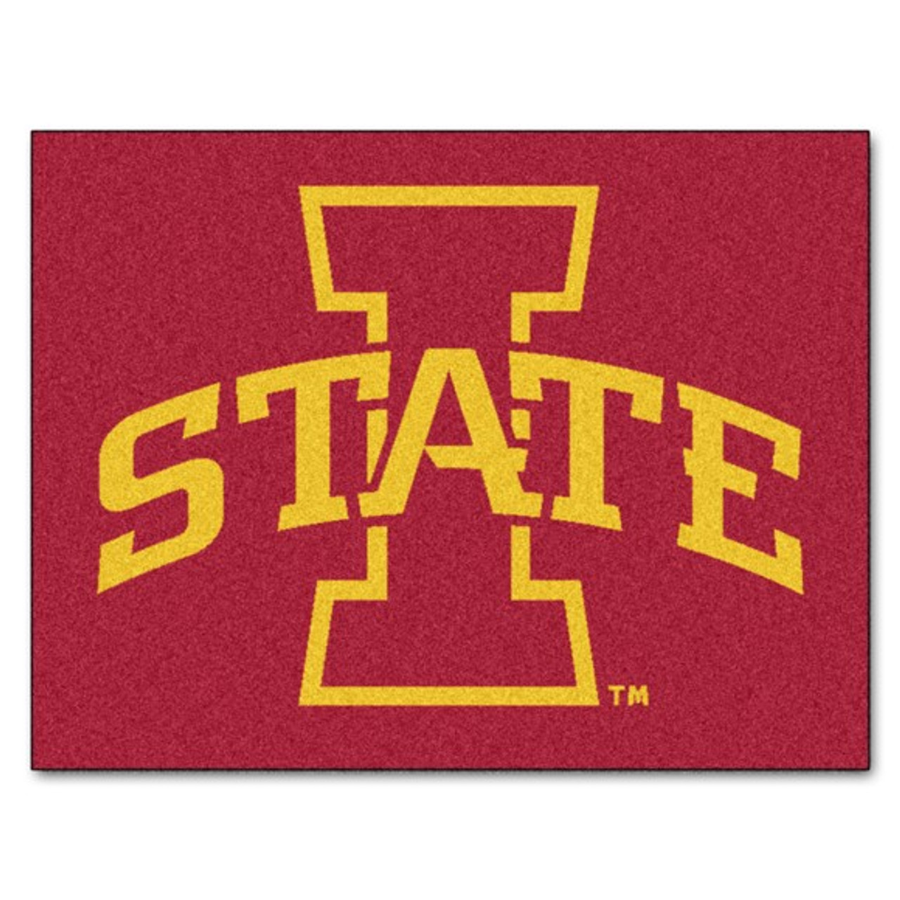 Vinyl Motorcycle Garage Mat - Iowa State University