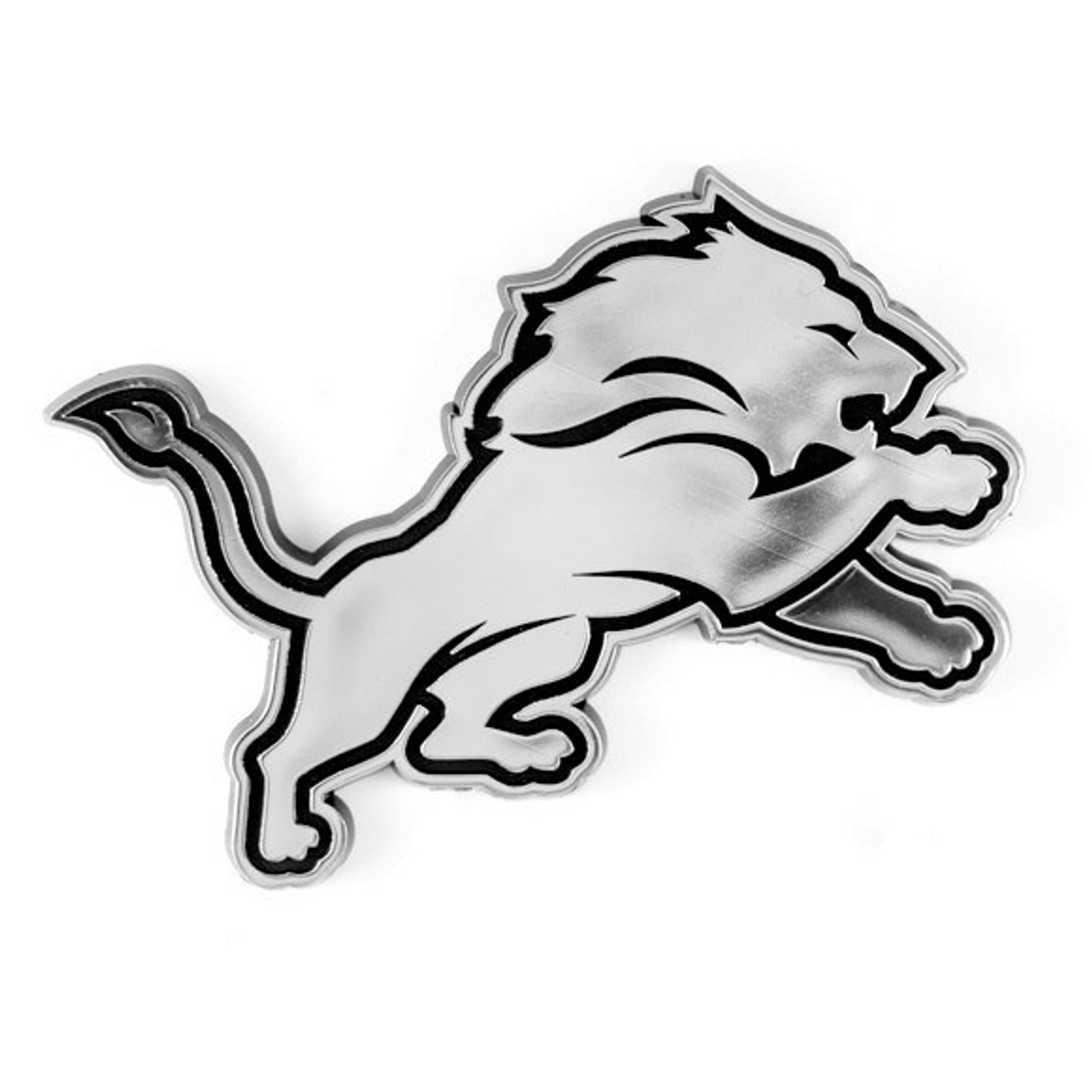 Detroit Lions Aluminum Embossed Football Logo Emblem