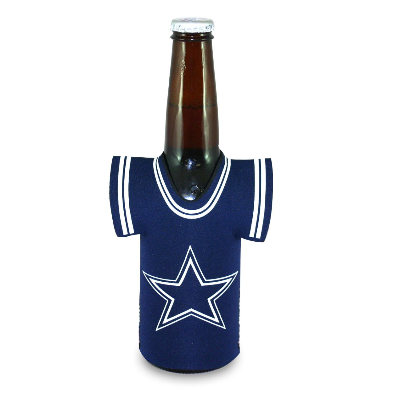 Football Can & Bottle Holder Insulator Beverage Huggie Cooler (Dallas  (Cowboys) - Can Holder 2-Pack)