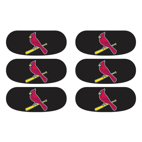 St. Louis Cardinals MLB Eye Black Strips (6‑Count) – Vinyl Face Stickers