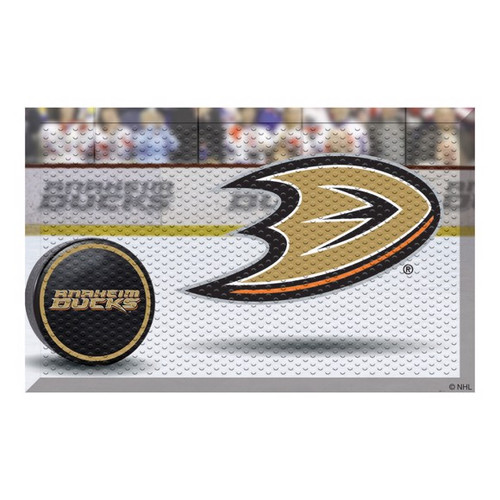 Anaheim Ducks Scraper Mat - Hockey Puck