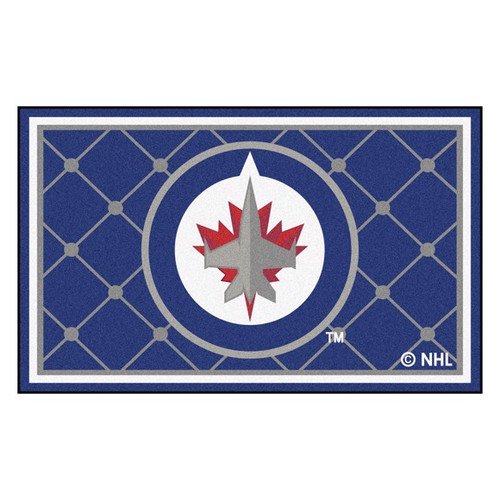 Winnipeg Jets 4' x 6' Ultra Plush Area Rug