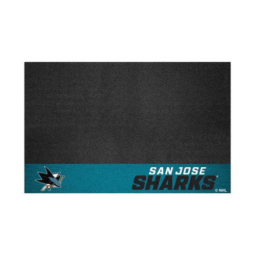 San Jose Sharks NHL Grill Mat